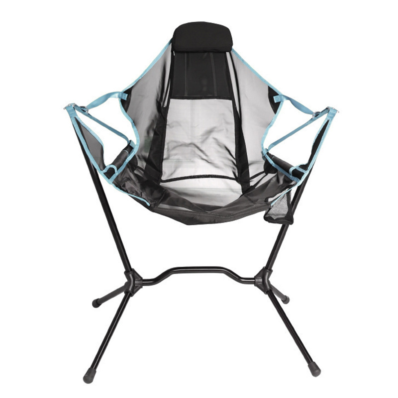 Summer rocking reclining compact hammock camping fishing swing chair folding recliner zero gravity chair