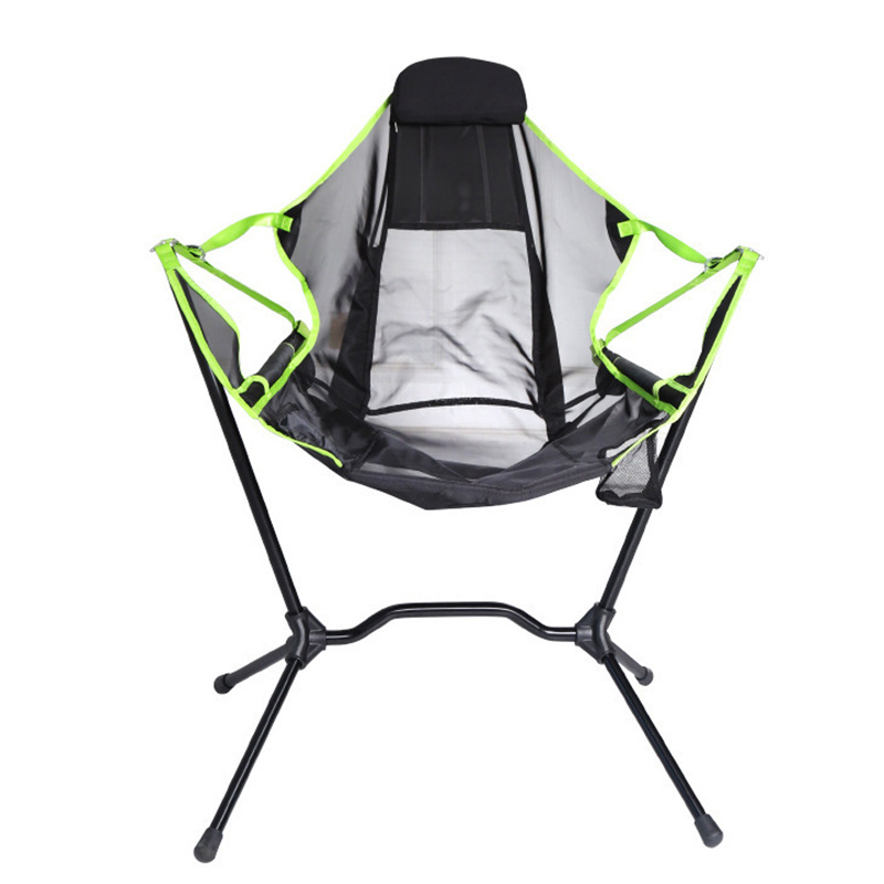 Summer rocking reclining compact hammock camping fishing swing chair folding recliner zero gravity chair