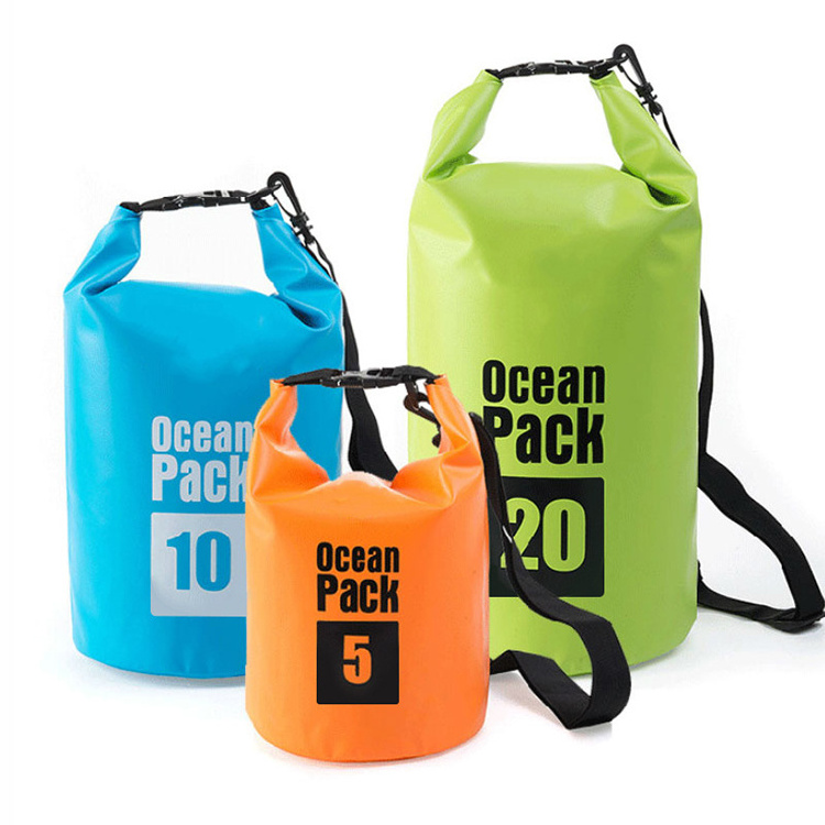 Amazon Hot Sale 10L Floating Water proof Dry Bag,Ocean Pack Waterproof Dry Bag Keeps Gear Dry with Adjustable Strap