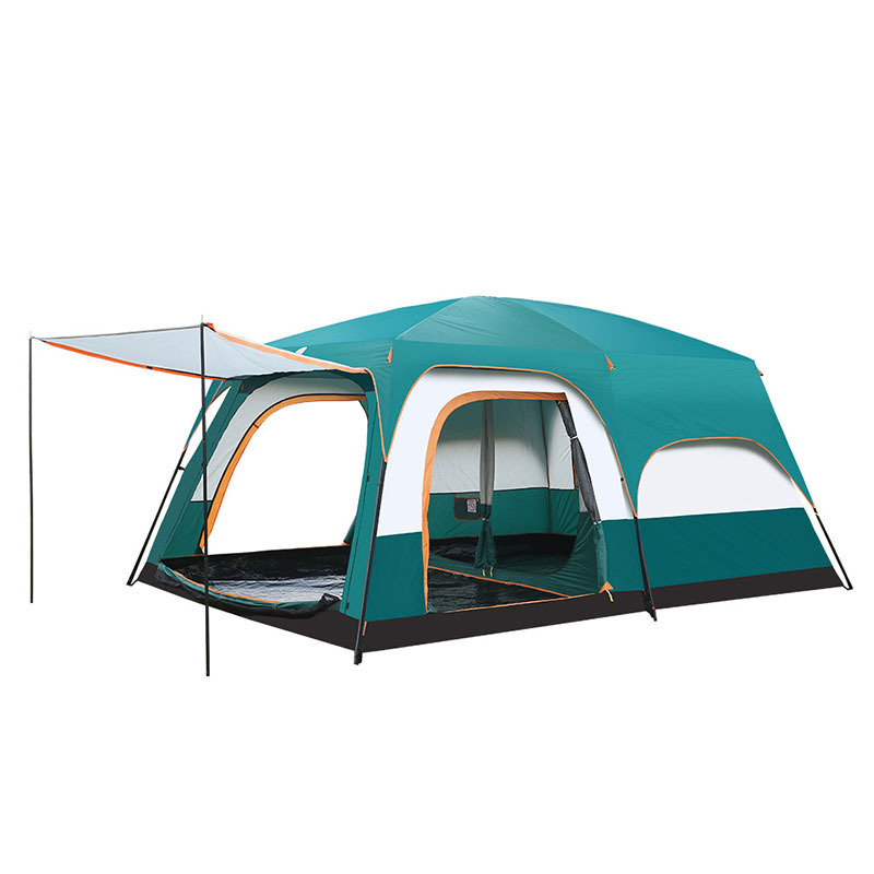 6+ people Big Automatic Instant Tents Waterproof 2 Bedrooms Travel Outdoor Camp Tent For Family