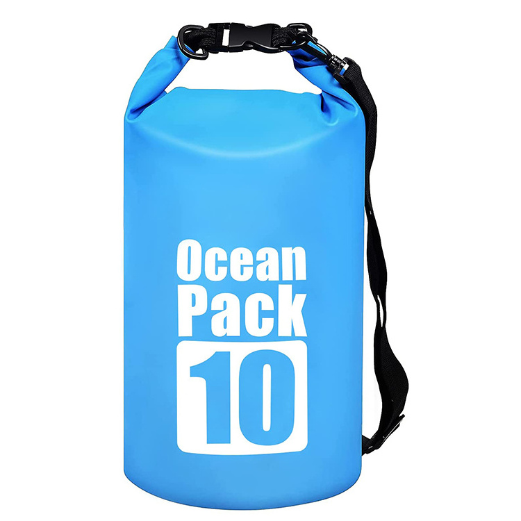 Amazon Hot Sale 10L Floating Water proof Dry Bag,Ocean Pack Waterproof Dry Bag Keeps Gear Dry with Adjustable Strap