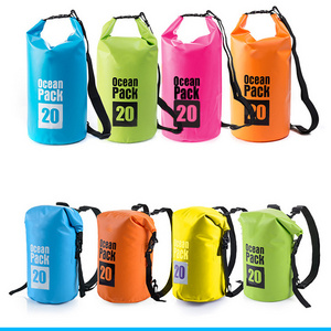 Amazon Hot Sale 10L Floating Water proof Dry Bag,Ocean Pack Waterproof Dry Bag Keeps Gear Dry with Adjustable Strap