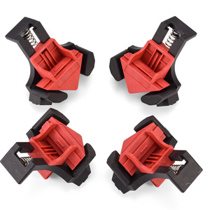 4pcs 90 Degree Carpentry Furniture Fixing Clips Picture Frame Corner Clamp Adjustable Woodworking Corner Clip Right Angle Clamp