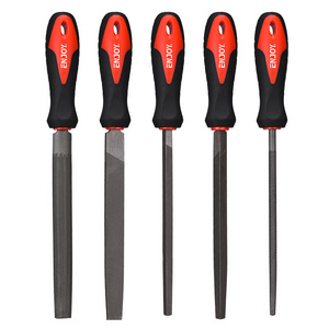 5 Pieces Carbon Steel File Set in Carrying Case