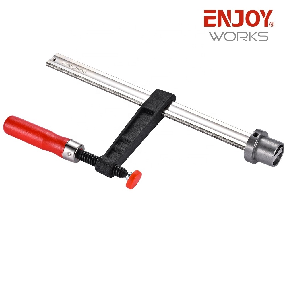 High Quality Stainless Steel Welding Table Clamp with Wood Handle