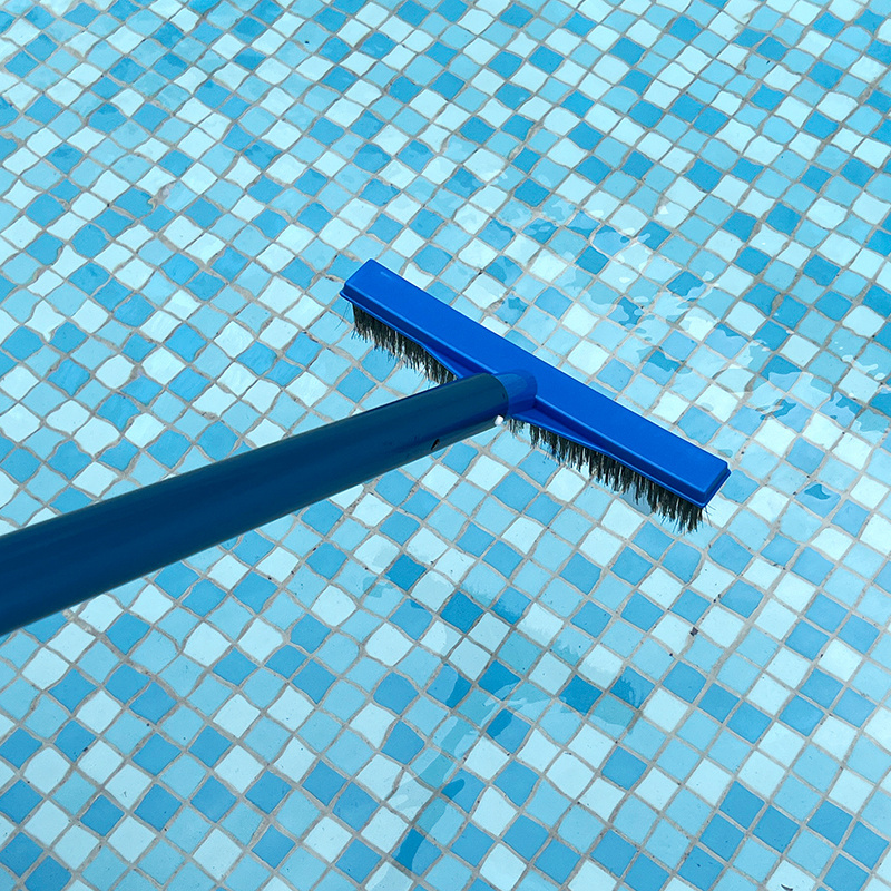 Must-buy List 10-Inch Stainless steel pool wall brush for Concrete Pool