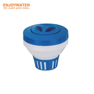 Enjoywater Pool/Spa 8" Floating Swimming Pool Deluxe Large Plastic Floater Pool Chemical Chlorine Dispenser for 3'' Tablets