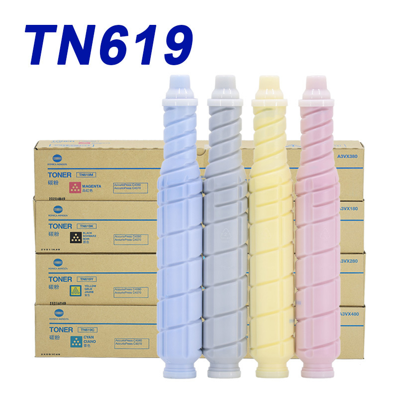 ALL Original Konica Minolta Toner Cartridge TN619 TN620 TN622 TN627 TN015 TN321 TN328 TN512 TN616 Printer Toner Bizhub Powder