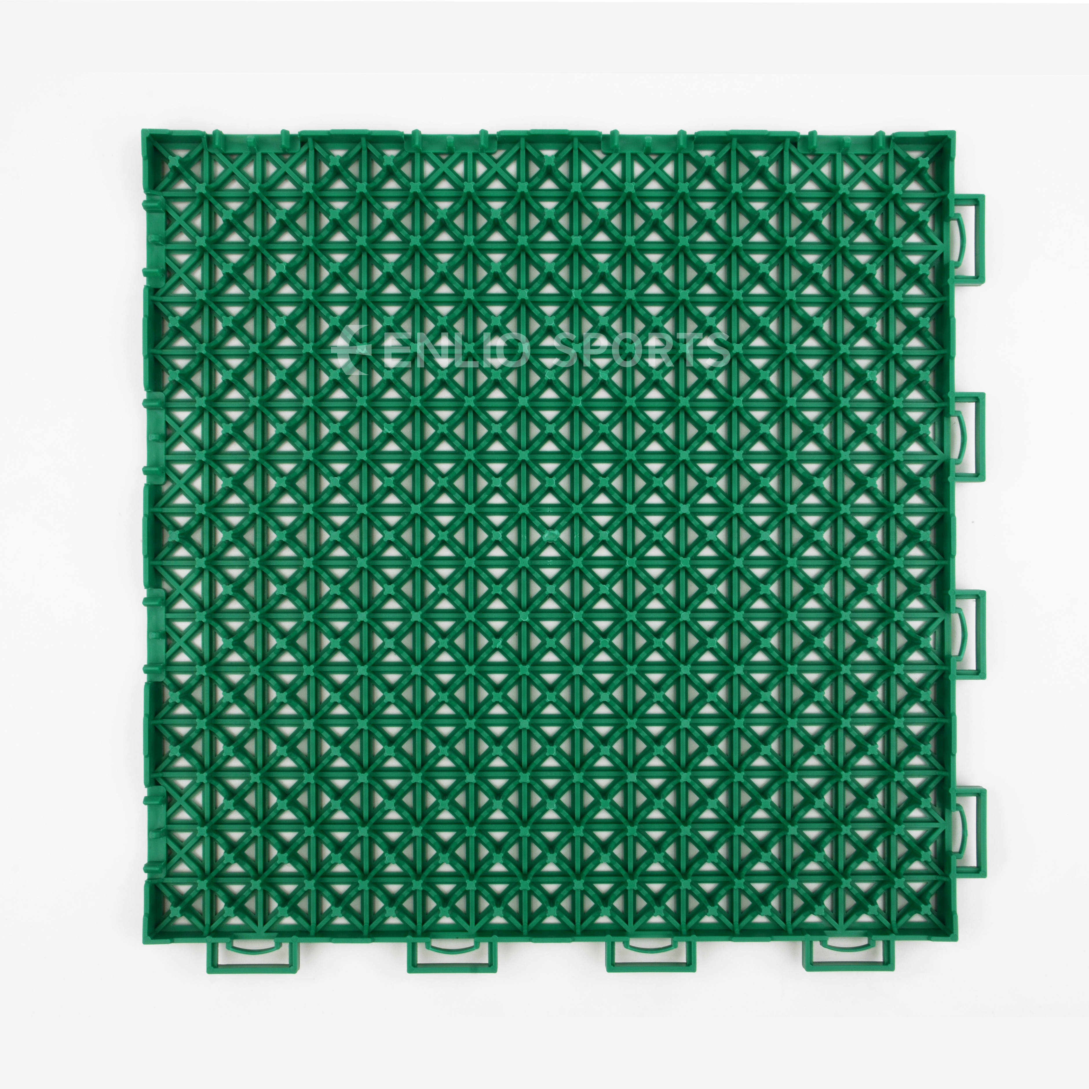 Enlio Pickleball Court Plastic Flooring Portable Anti-Slip Sports Tiles Basketball Sport Courts Modular Plastic Floor Mat