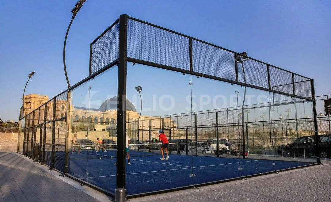 Padel Balls Full Sets Roof Padel Court Paddel Cancha De Padel Court With Artificial Grass Tennis Court Equipment