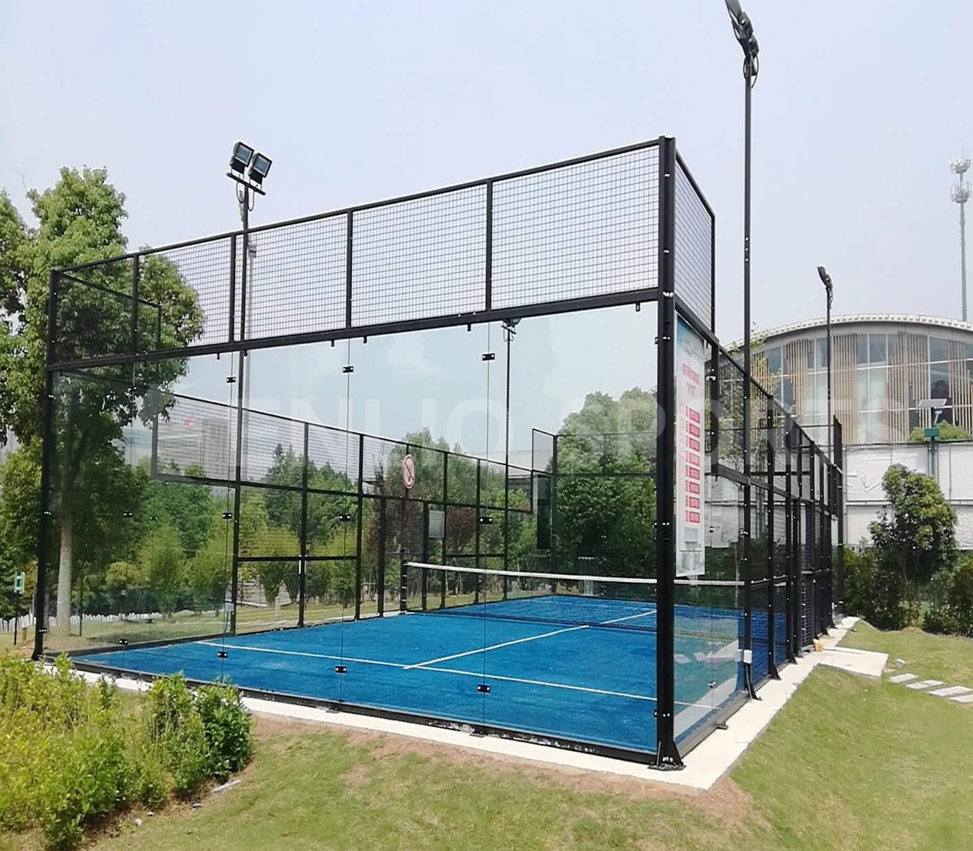 Padel Balls Full Sets Roof Padel Court Paddel Cancha De Padel Court With Artificial Grass Tennis Court Equipment