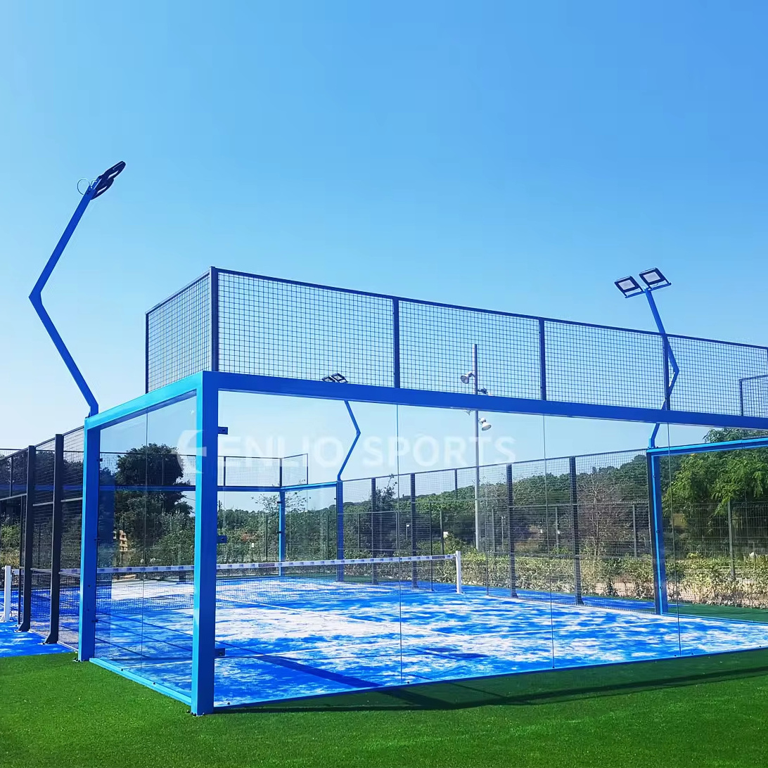 Padel Balls Full Sets Roof Padel Court Paddel Cancha De Padel Court With Artificial Grass Tennis Court Equipment