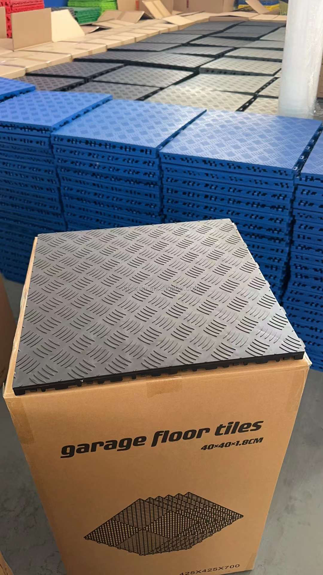 Enlio High-strengh best selling pvc interlocking garage floor tiles/removable pvc interlocking floor mats for warehouse