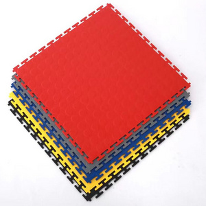 Enlio High-strengh best selling pvc interlocking garage floor tiles/removable pvc interlocking floor mats for warehouse