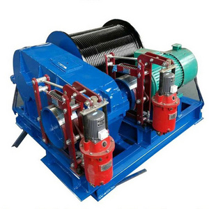 JK electronic control high speed steel wire rope pulling winch