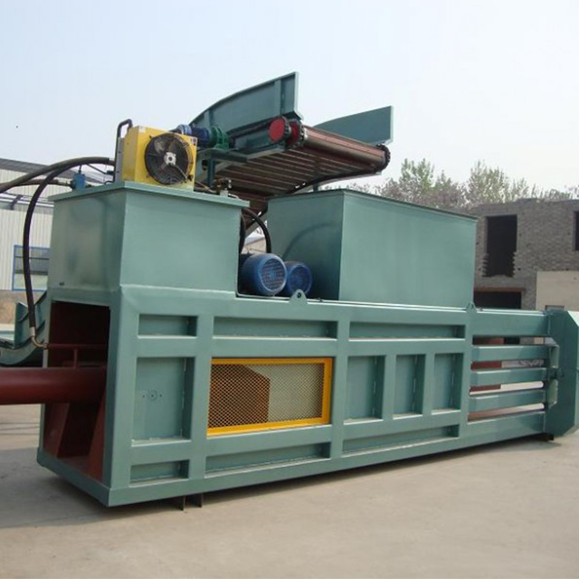 Horizontal carton compress baler hydraulic press waste paper baler machine price