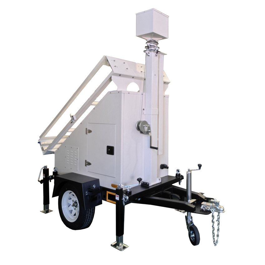 Simple design mobile solar trailer for install CCTV cameras USA market