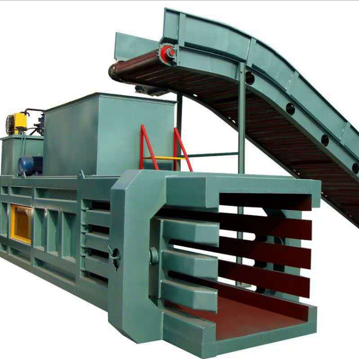 Horizontal carton compress baler hydraulic press waste paper baler machine price