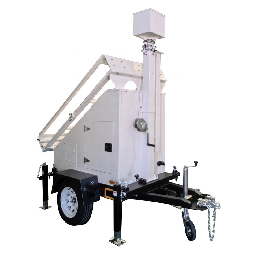 Mobile Trailer CCTV Camera Solar Surveillance Trailer Tower for Outdoor Parking Lot Security