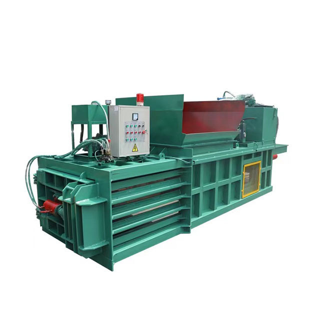 Horizontal carton compress baler hydraulic press waste paper baler machine price