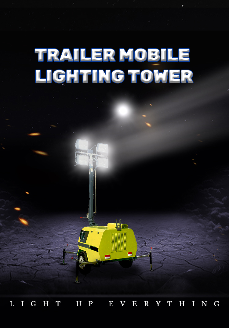 1000 Watt Lighting Telecom Obstruction Crane Inflatable LED Grow Mobile Diesel Light Towers For Aeroponic Tower Garden