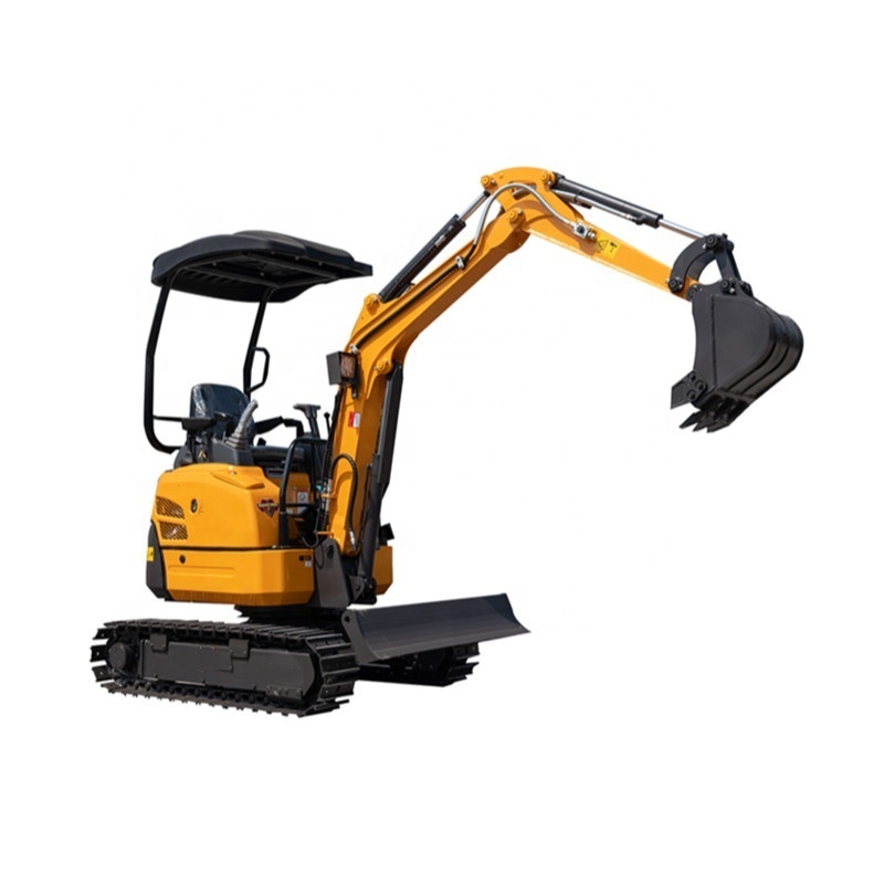 Kubota Yanmar Diesel Engine Small Compact Towed ATV Backhoe Rototilt 0.8Ton 1.5T 1.7 Ton 2T Mini Backhoes Excavators With Cab