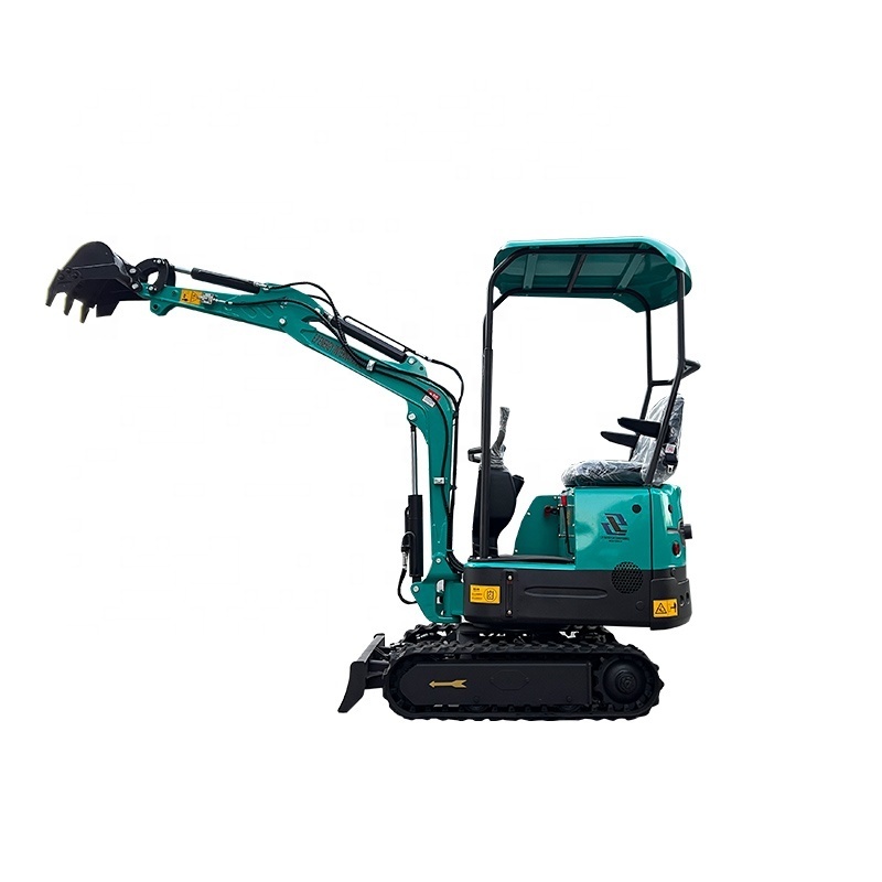 CE Diesel Engine Hydraulic Earth Moving Machinery Small 1T 1 Ton Soil Rototilt Tiltrotator Excavators Mini Diggers For Auction