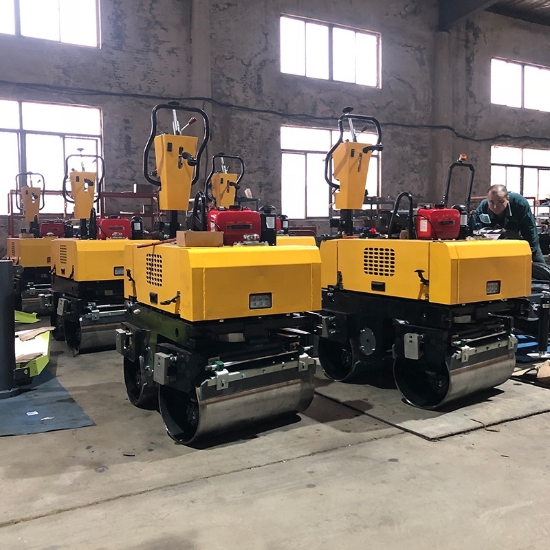 China 2 Ton 10T Double Drum Mini 3 Ton Second Handused Compactor Vibratory Machine Compact Double Drum Road Rollers For Sale