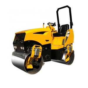 China 2 Ton 10T Double Drum Mini 3 Ton Second Handused Compactor Vibratory Machine Compact Double Drum Road Rollers For Sale