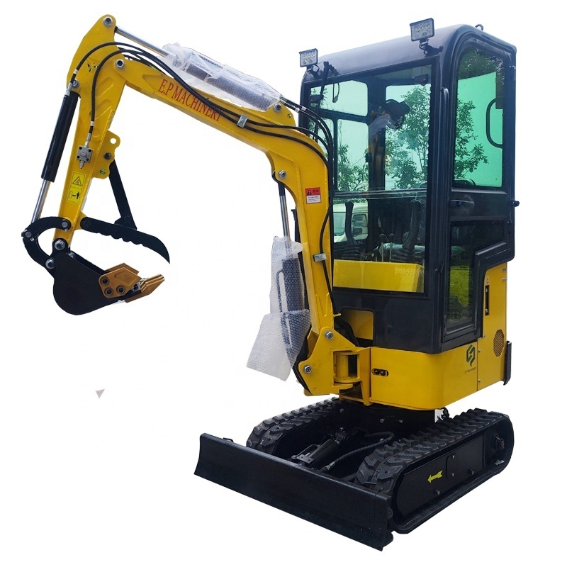 Jual Mini Bekas Micro Hand Soil Hole Trench Digging Machine Bucket Teeth 800Kg Kubota Engine 1T 5Ton 1 Ton Small Mini Excavators