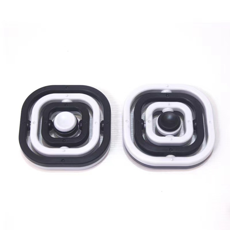 Square 3d Finger Spinner Infinite Flip Gyro Toy Bearing Fidget Spinner Hand Top Spinners Finger Gyro Stress Relief Toys Aa