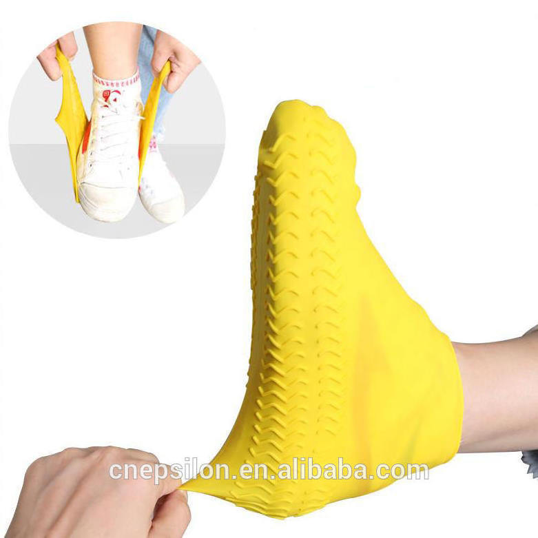 Reusable Dispensador De Funda Para Zapatos Cubrezapato Muti Colors Waterproof Antiskid Plastic Rain Shoe Covers Rain Boot Cover