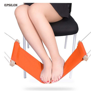 Epsilon Portable Mini Office Home Foot Rest Stand Adjustable Desk Feet Hammock