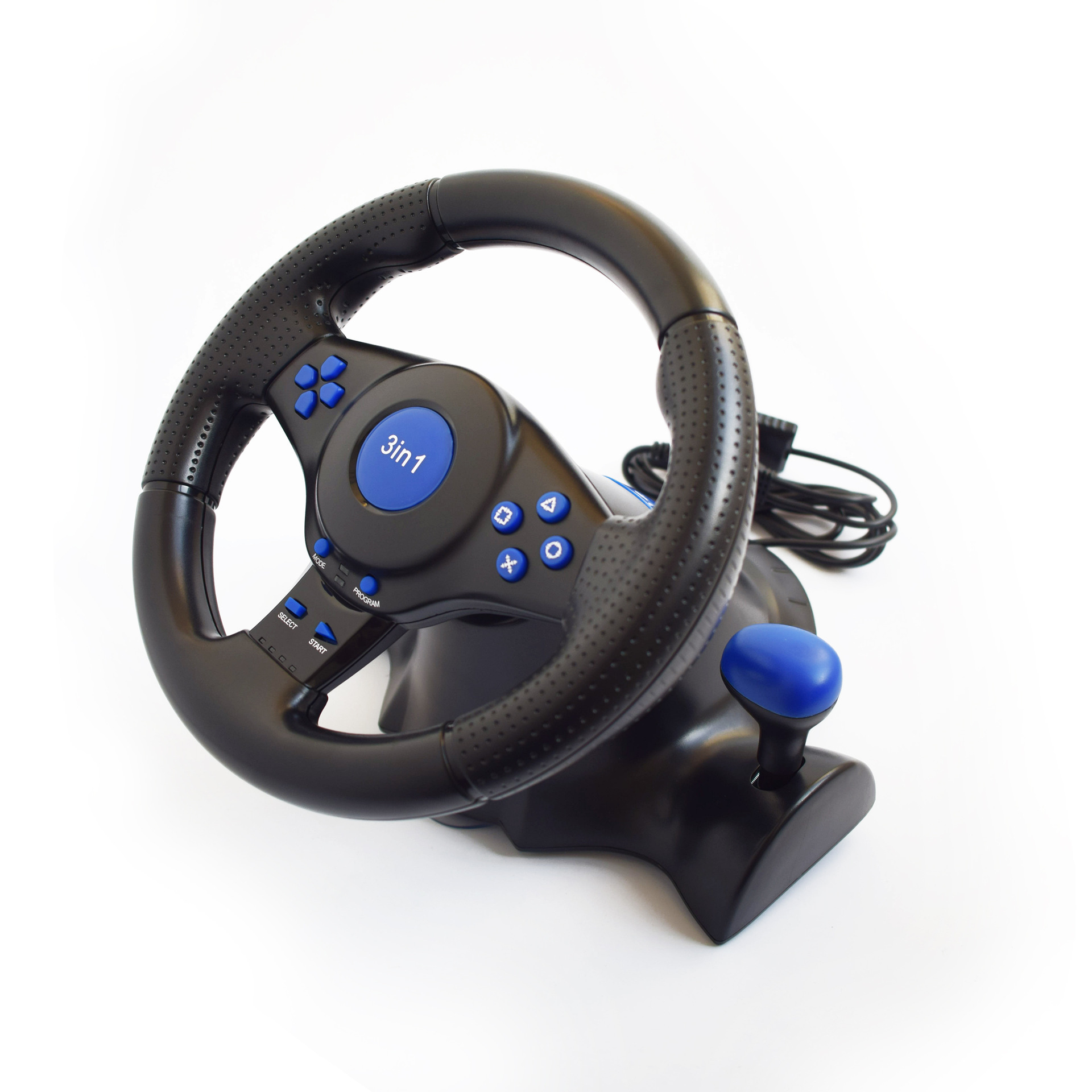 Epsilon 3 In 1 Vibrating Professional Gaming Steering Racing Wheel volante  Gamepad Usb Para Pc For Ps Xbox One Sx 360 Series X Ps3 Ps2