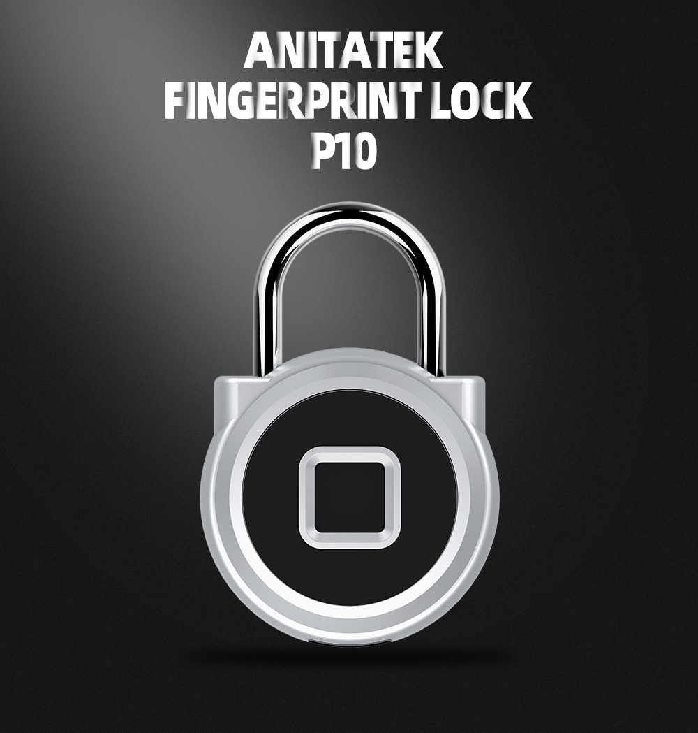 Biometric Fingerprint Smart Keyless Digital Padlock With Ttlock App Waterproof Ip65 Door Locks