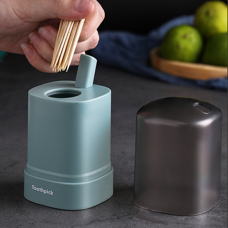 Modern Simple Pop-up Toothpick Box Creative Press Type Automatic Pop-up Toothpick Can Household Convenient Toothpick Cartridge