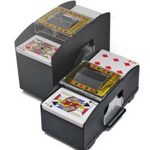 Epsilon 2 Deck Plastic Automatic Card Shuffler Dealer For Playing Cards Game