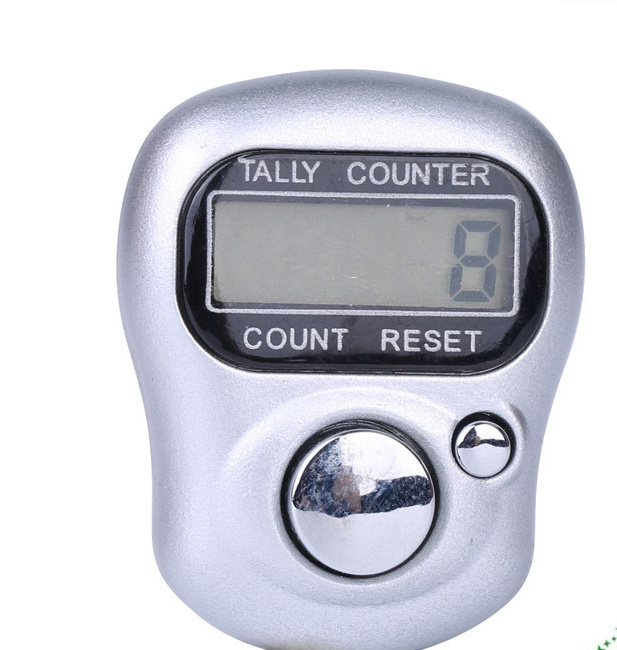 Mini muslim prayer tasbeeh counter electronic counting device RUIZEINC LCD display Electronic Hand Tally Row Finger Counter