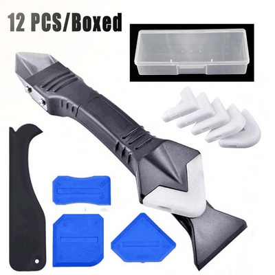 Epsilon Silicone Grout Sealant Trowel Scraper Remover 3 in 1 Silicone Caulking Tools