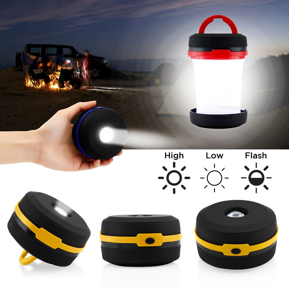 Pop-up Led Folding Camping Light Tent Outdoor Flashlight Led Work Light Emergency Lamp Pocket Aa Flashlight Lantern For Fishing