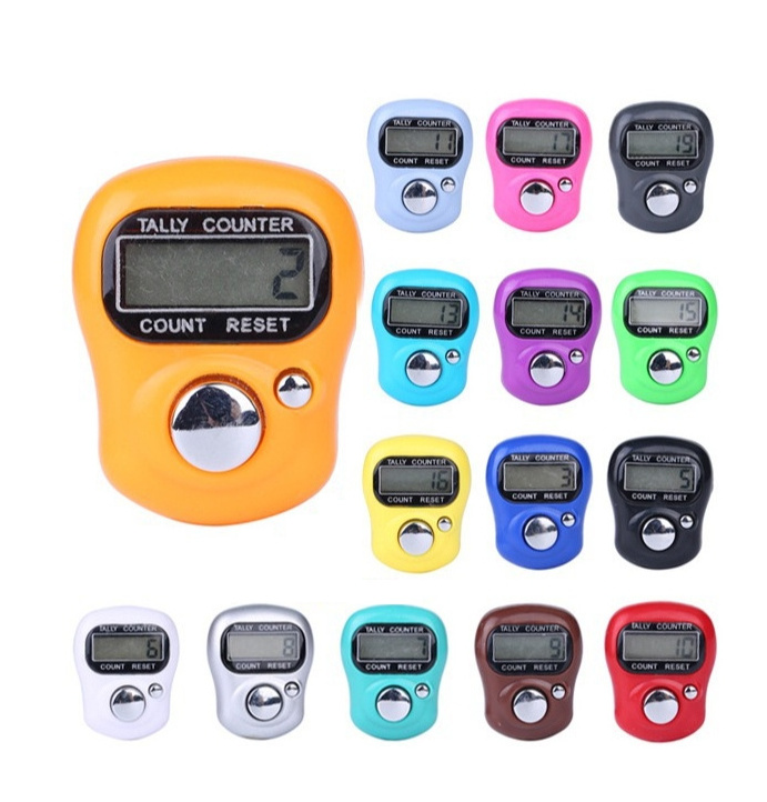 Mini muslim prayer tasbeeh counter electronic counting device RUIZEINC LCD display Electronic Hand Tally Row Finger Counter