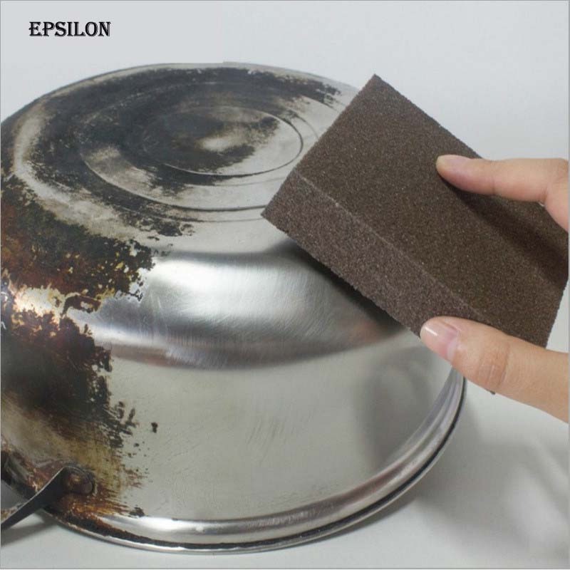 Epsilon Clean Rub Pot Kitchen Tools Magic Eraser for Removing Rust Descaling Cleaning Cotton Kitchen Gadgets Accessories Sponge