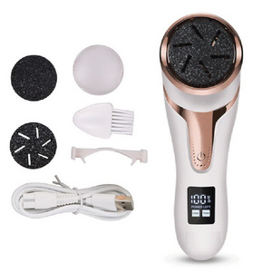 2023 New Arrival Vacuum Usb Rechargeable Hard Skin Foot File Callus Remove Trimmer Electric Callus Remover For Feet