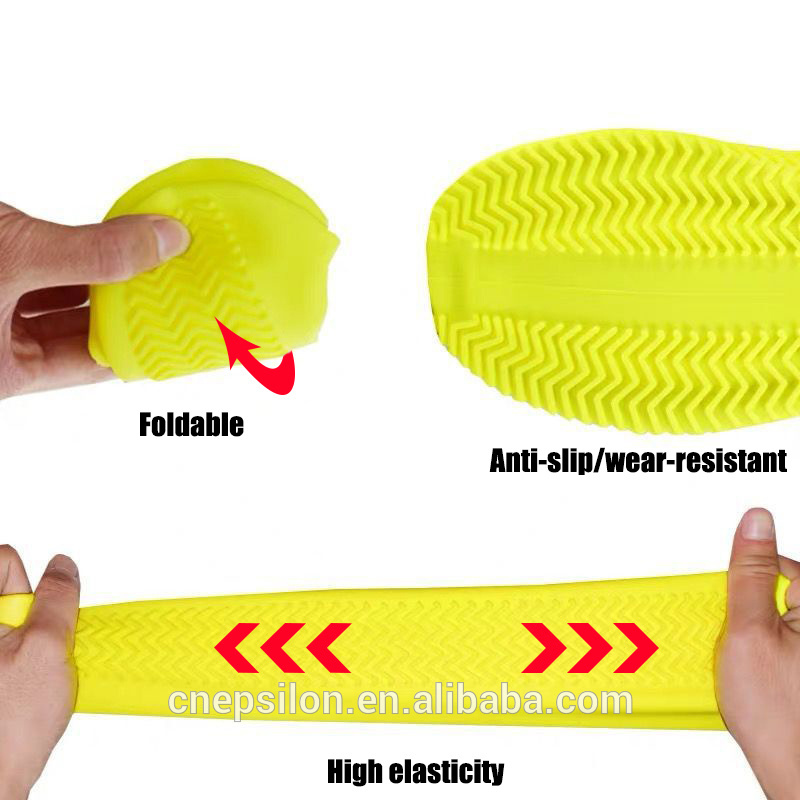 Reusable Dispensador De Funda Para Zapatos Cubrezapato Muti Colors Waterproof Antiskid Plastic Rain Shoe Covers Rain Boot Cover