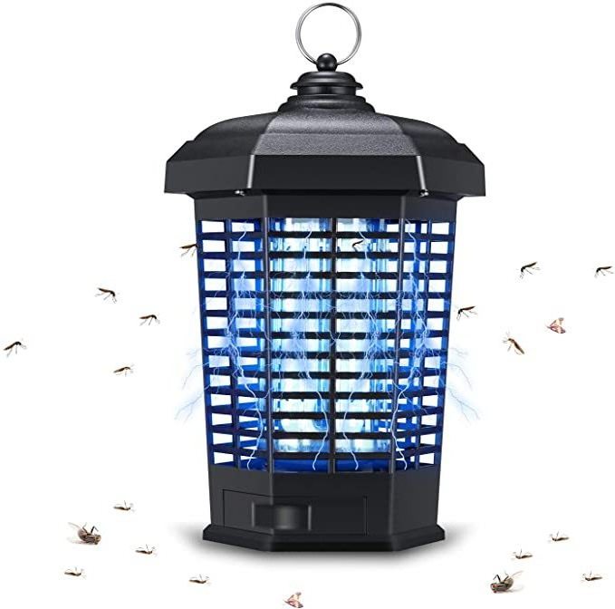 Epsilon Bug Zapper Outdoor Mosquito Trap Fly Killer 4200v Electric Insect Lamp Catcher For Flies Waterproof Light Sensor