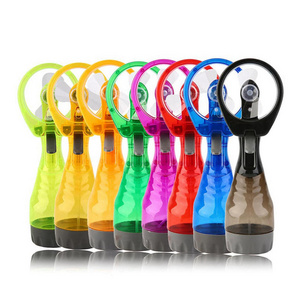 Aaa6 Mini Water Bottle Spray Cool Mist Fan Plastic Outdoor Travel Handheld Portable Cooling Spray Fan