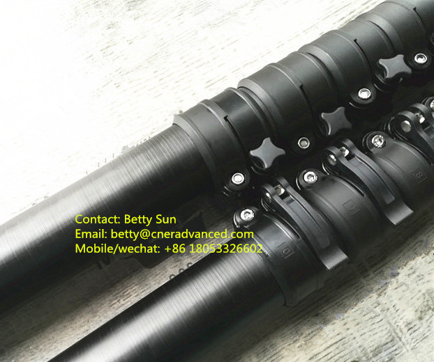 Professional Carbon Fiber Telescopic Tube 50mm Connectors