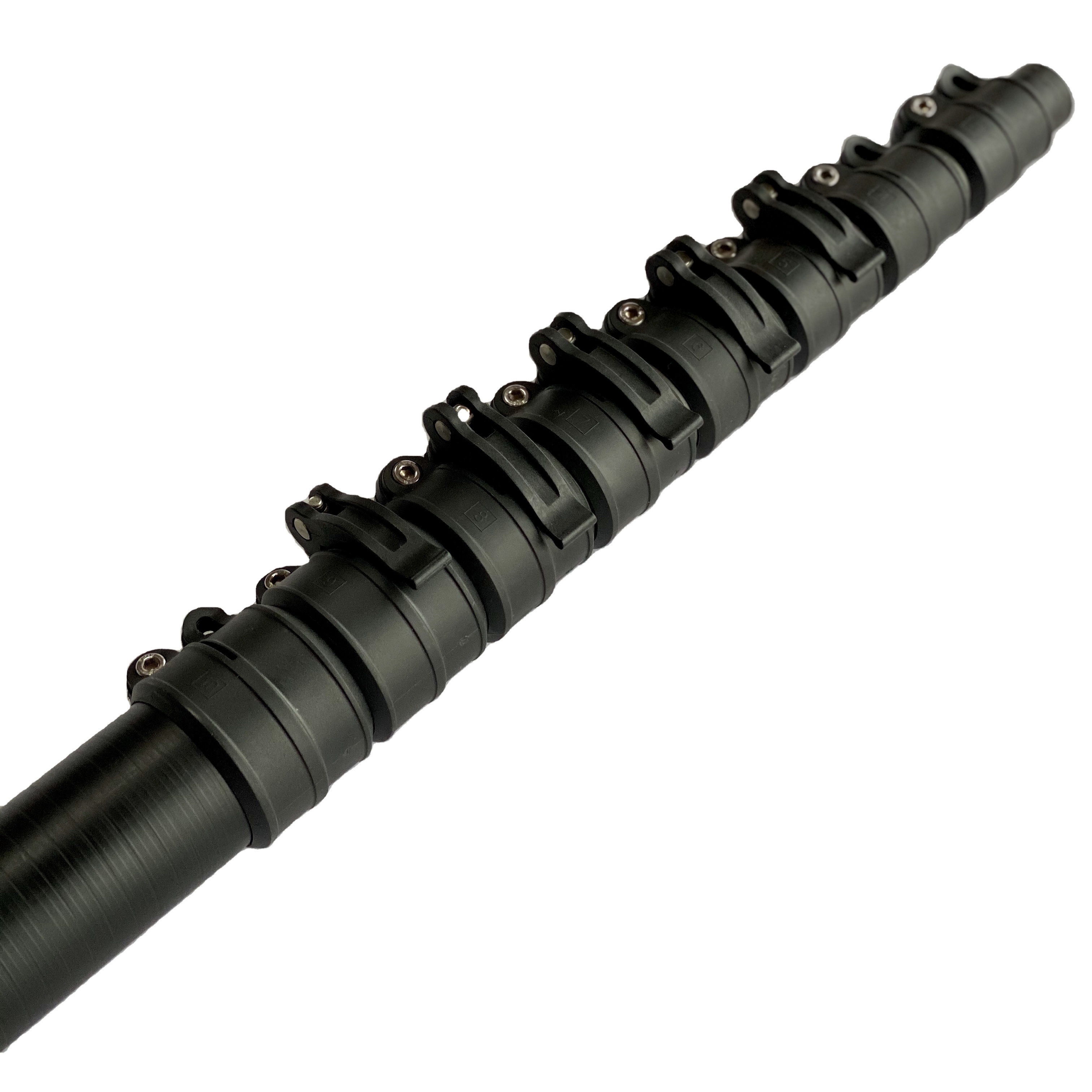 Carbon fiber telescopic camera mast with 1/4 mount /fiberglass extend rods for camera inspection with accessories