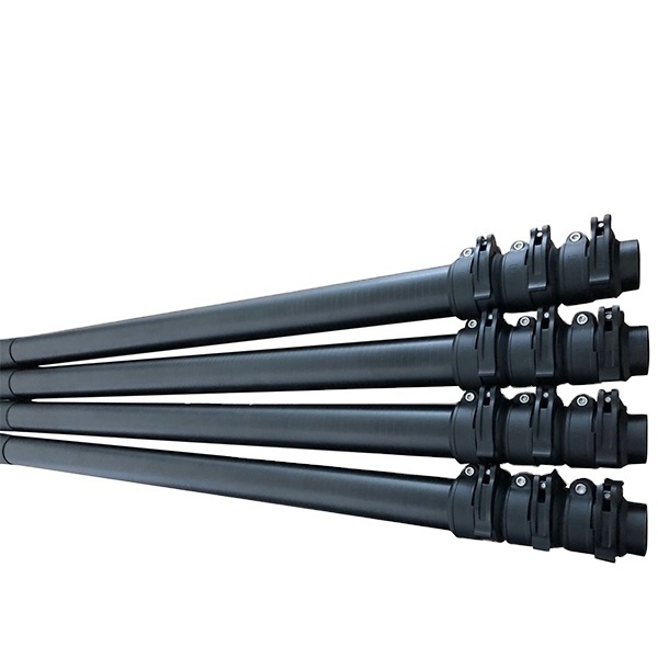 CNER lightweight telescopic mast/portable antenna extendable carbon fiber poles with flip clamps locking systems