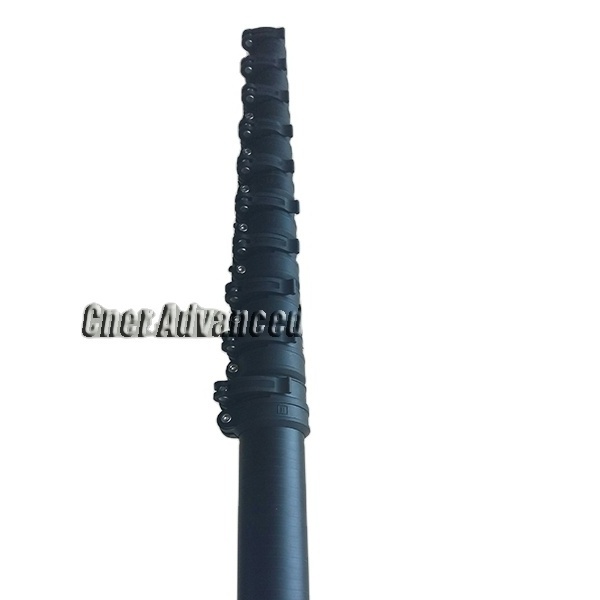 8m 10m camera inspection telescopic mast with tripod 1/4 mount/ carbon fiber extend telescopic rods